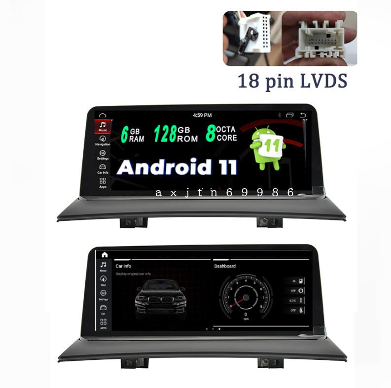 BMW X3 E83 アンドロイドナビ　　 10.25 インチ　Android11　　CarPlay　モニター有　ナビなし車用　(2004-20011)　-DS-1051｜インポートパーツゼロワン