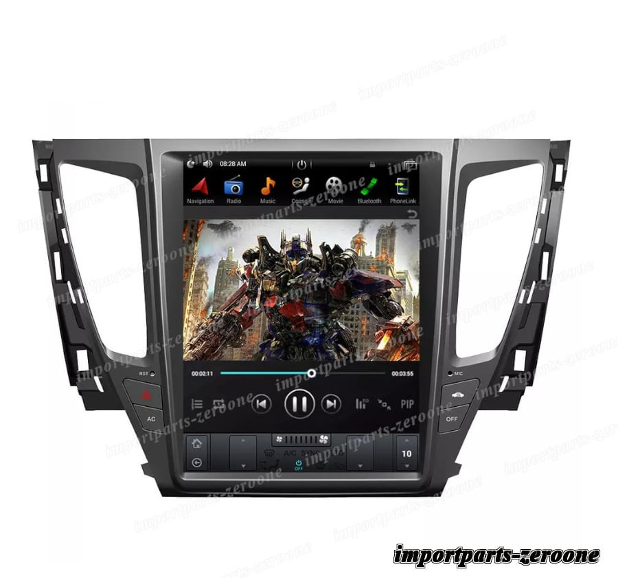 12.1インチ　三菱　パジェロ　スポーツ　2016-2019　テスラスタイルアンドロイドナビ　アンドロイド９　４G　64G　-AUC-1014｜インポートパーツゼロワン