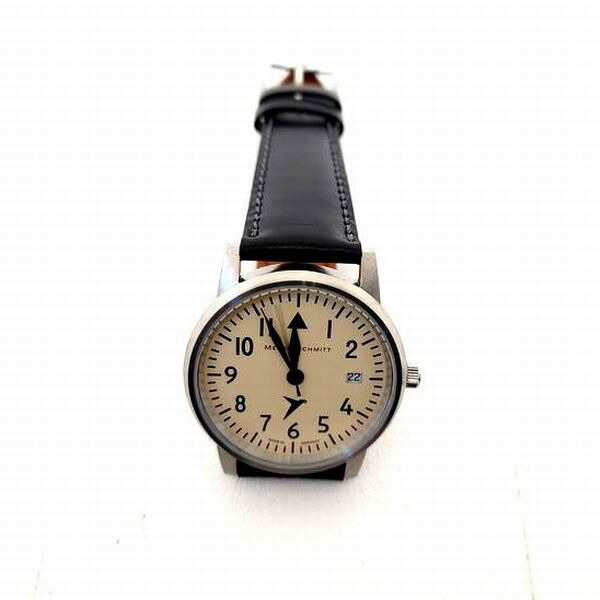 Messerschmitt/メッサーシュミット 腕時計 ドイツ時計 ブライドルレザーストラップ「109 WHITE」Bridle Leather Strap MADE IN GERMANY｜Import Roots 23,716円