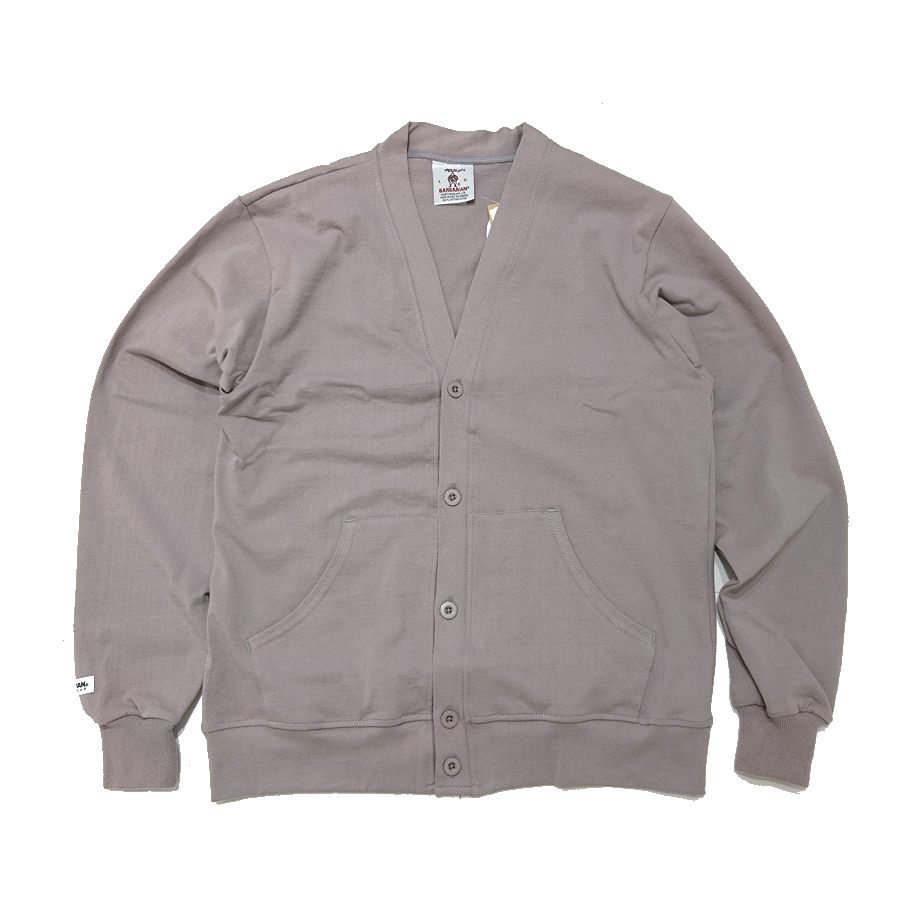 BARBARIAN（バーバリアン) 12薬局衡オンス CARDIGAN LONG （ジレー）GRAY / M.L,XL,2XL MADE IN CANADA