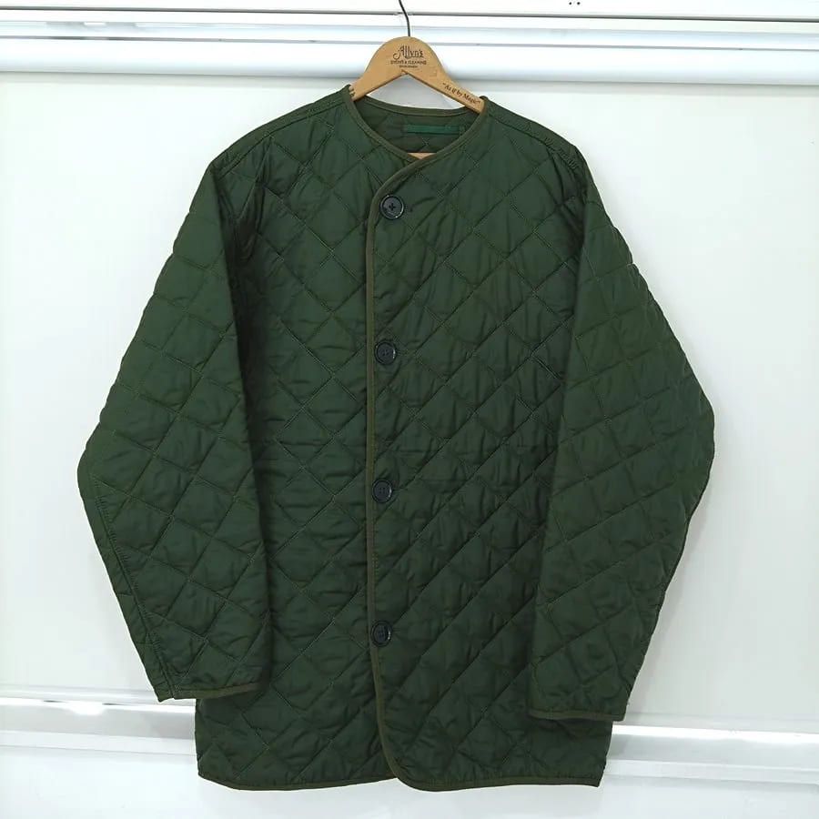 ９９ｓUK ARMY QUILTING LINER JACKET / イギリス軍 キルティング ライナージャケット ダブルボタンフロント SIZE 190／112【USED】｜Import Roots