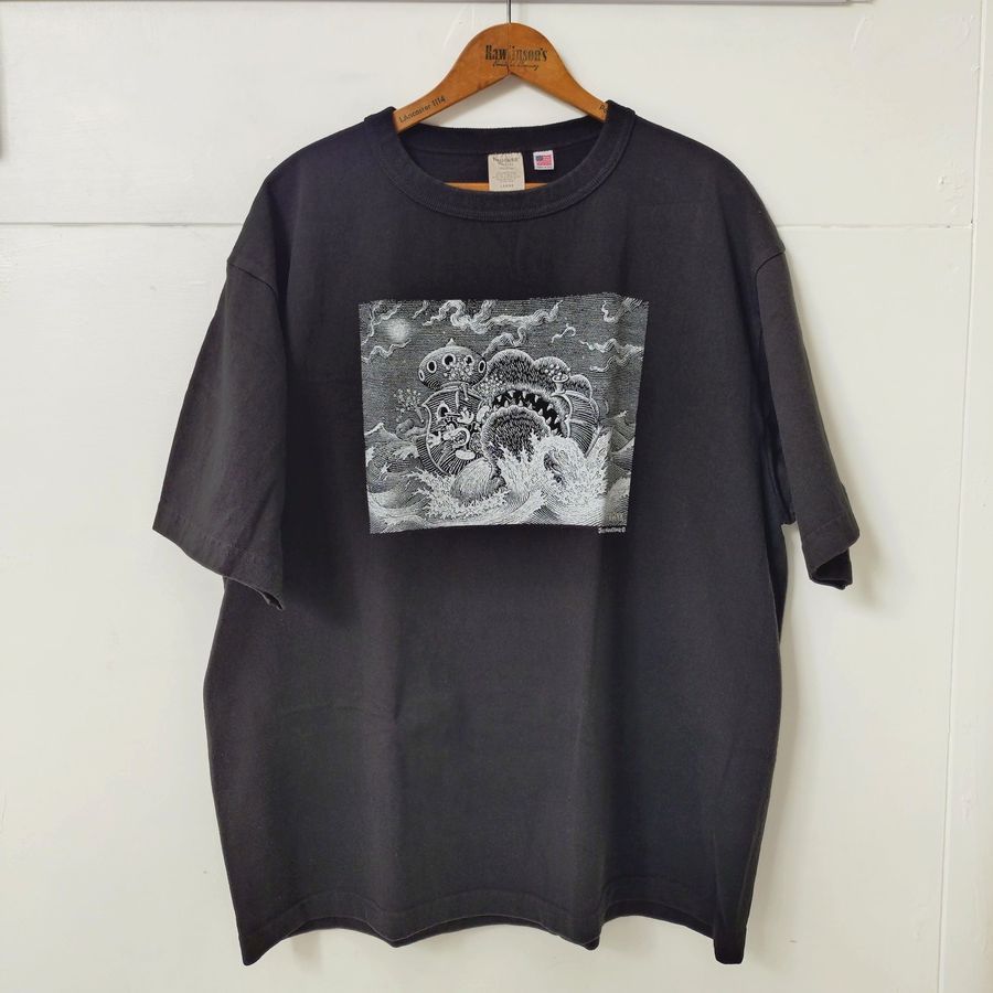 TOUGHER（タッファー）BREA S/S TEE / BLACK\u0026WHITE / BLACK / お茶プルオーバー / 7.5薬局衡オンス / MADE IN USA 2026