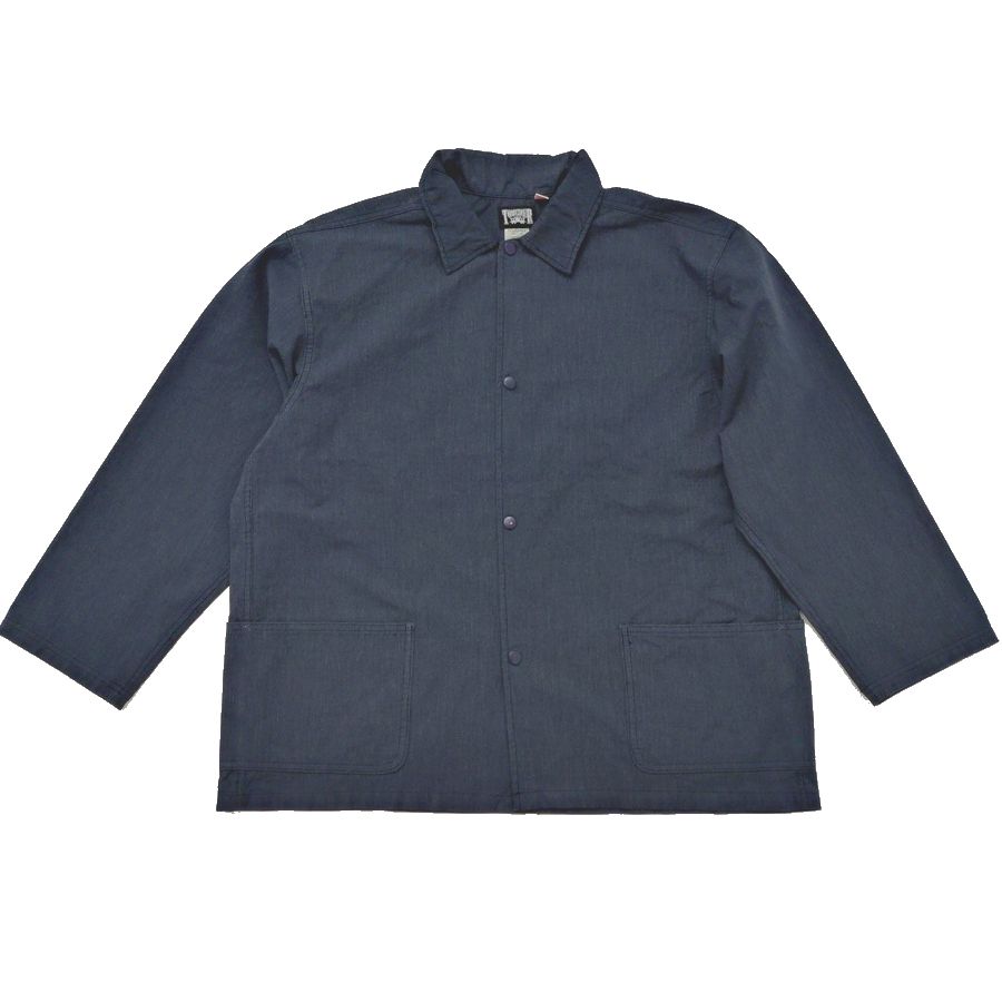 TOUGHER(タファー）NOB HILL JACKET（ノブヒルジャケット）コーチジャケット NAVY 3SIZE MADE IN USA メンズファッション-コート・ジャケット