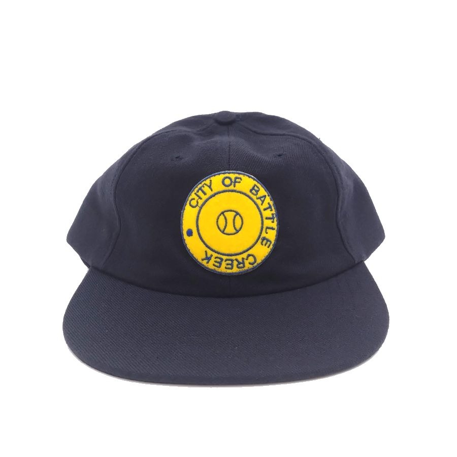 クーパータウンボールキャップ（COOPERSTOWN BALL CAP ) 1946 BATTLE CREEK BELLES ( 1946 バトル・クリーク・ベルズ ) WOOLSAGE (ウールサージ）NAVY ( ネイビー ) スナップ MADE IN USA（アメリカ製）BASEBALL CAP（ベースボールキャップ）