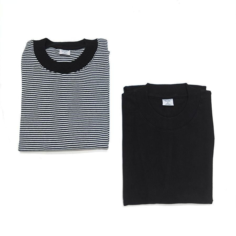 GICIPI(ジチピ)ARAGOSTA(アラゴースタ)クルーネックニットソー 2COLOR MADE IN ITALY|Import Roots