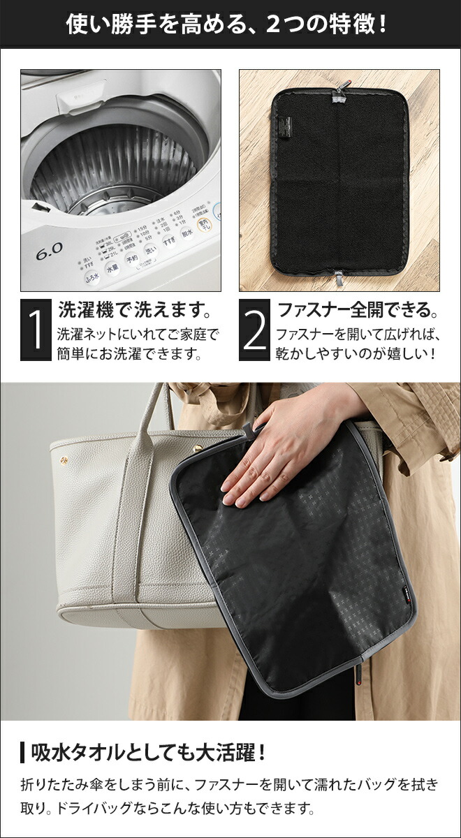 楽天市場 折りたたみ傘 ケース 吸水 正規販売店 クニルプス Dry Bag ドライバッグ 折り畳み傘専用収納ポーチ 収納袋 Knirps メール便配送 セレクトショップ Aqua アクア