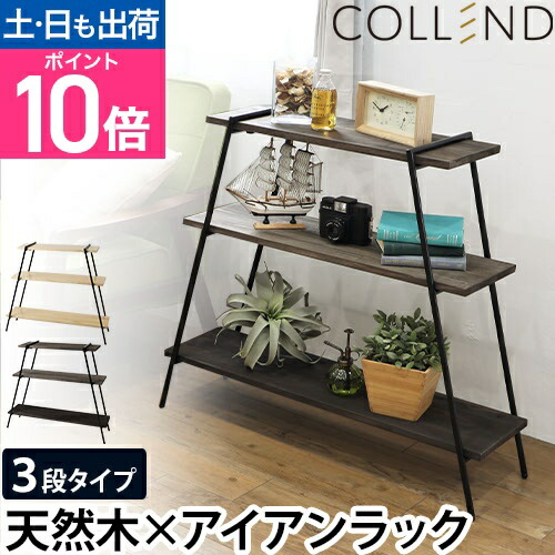 楽天市場】【あす楽】 ラック アイアンラックスタンドLOW 単品 6489