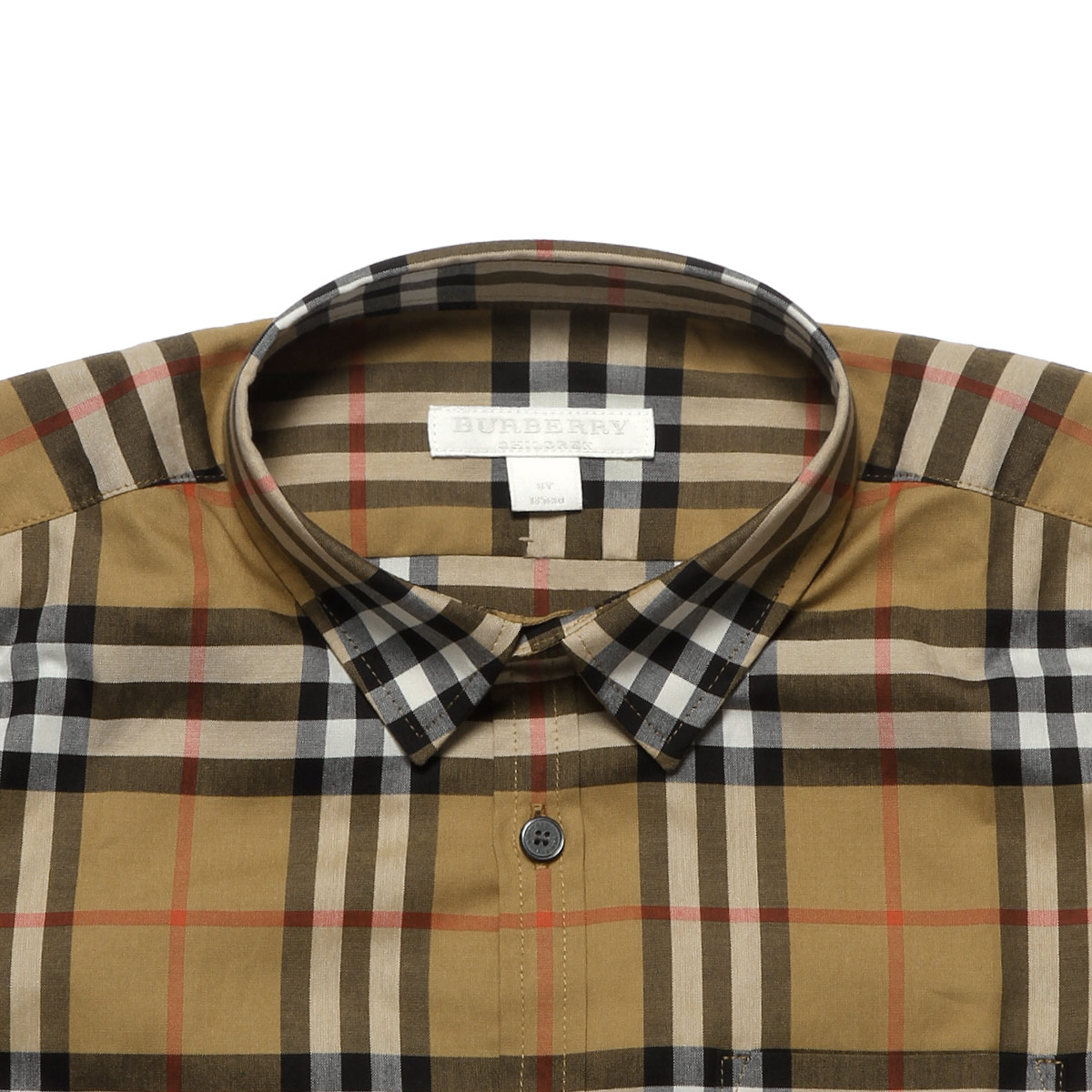 burberry shirt kids yellow