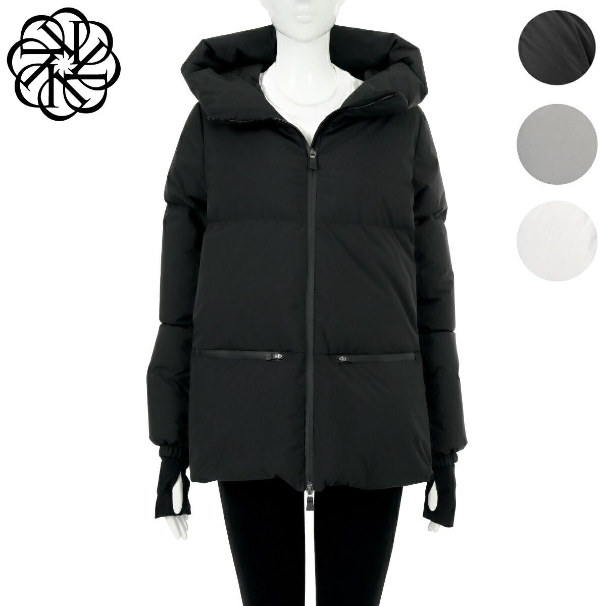 楽天市場】ヘルノ HERNO フード付 ダウンジャケット レディース