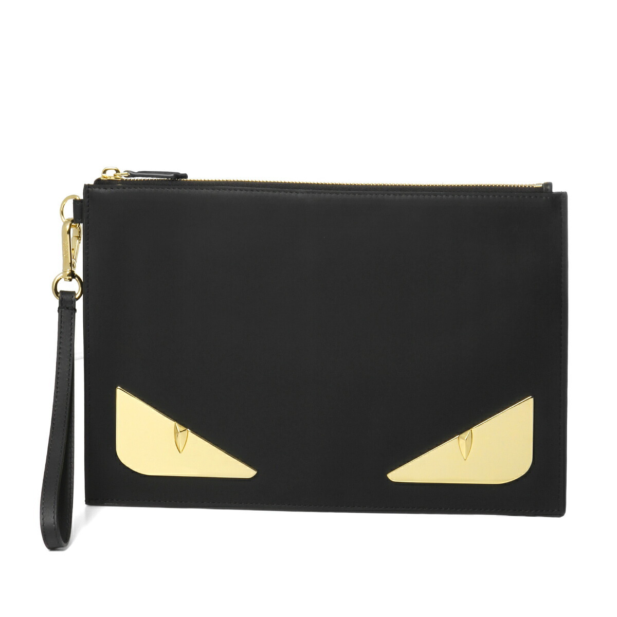 ブランドのギフト フェンディ Fendi バッグ メンズ 7n0110 Sqp F0kur クラッチバッグ Bag Bugs バッグ バグズ Nero Oro Soft ブラック インポートショップ ｄｏｕｂｌｅ 玄関先迄納品 Diocesekabgayi Org
