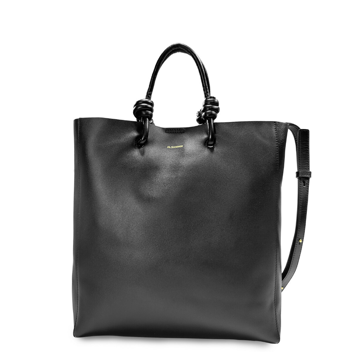 ［30　］JIL SANDER 黒レザーバッグ 保存袋付き 楽天市場】JIL SANDER ジルサンダー ハンドバッグ GOJI SQUARE