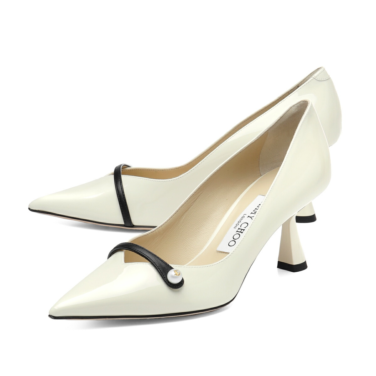 JIMMY CHOO パンプス オーレリー65 ホワイト Aurelie 65| Bridal White Patent Leather Pumps | JIMMY CHOO