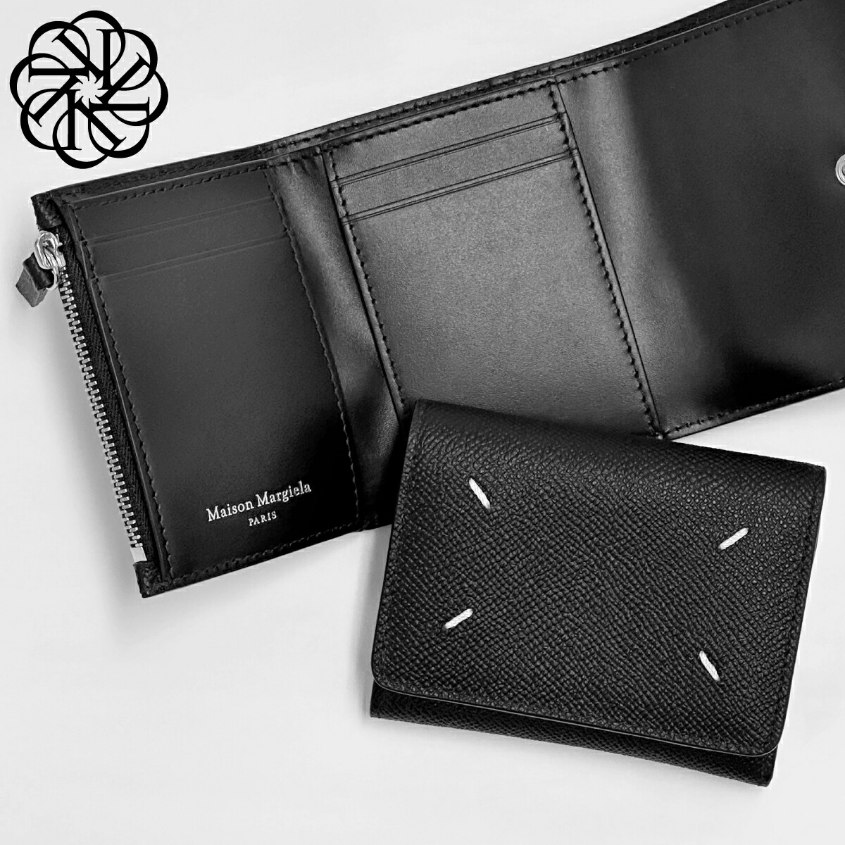 楽天市場】MAISON MARGIELA メゾンマルジェラ 三つ折り財布