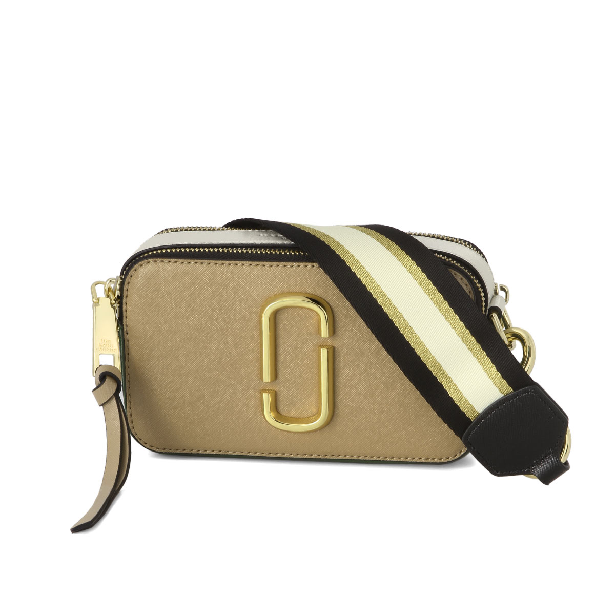 Mark Jacobs Marc Bag Lady M0012007 288 Shoulder Snapshot Sandcastle Multi Beige