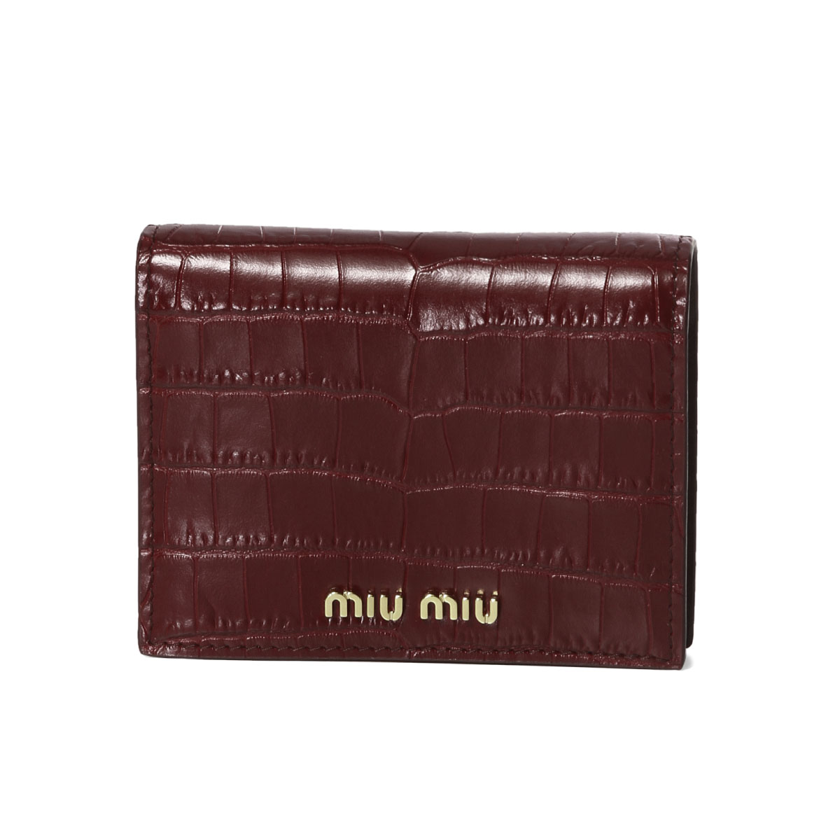 大流行中 ミュウ ミュウ Miu Miu 財布 レディース 5mv4 2b8g F0041 二つ折り財布 St Cocco Rubino レッド コンビニ受取対応商品 Test Wayout Fr