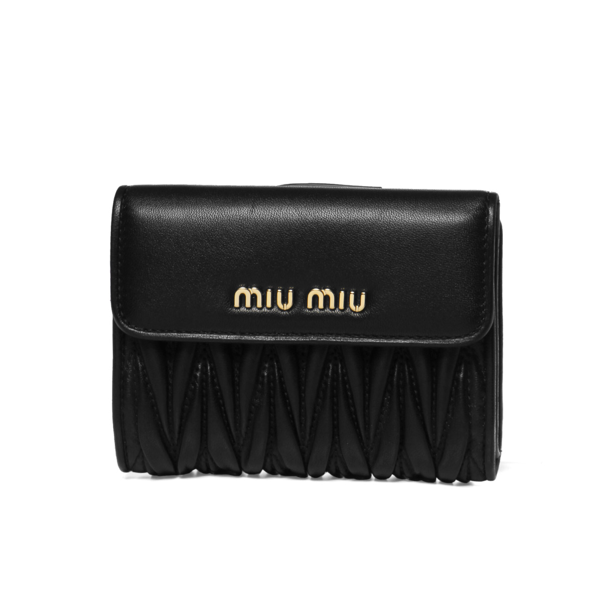 楽天市場 ミュウ ミュウ Miu Miu 財布 レディース 5ml225 N F0002 二つ折り財布 Matelasse Nero ブラック インポートショップ double 楽天市場 ミュウ ミュウ Miu Miu 財布 レディース 5ml225 N F0002 二つ折り財布 Matelasse Nero ブラック インポートショップ double