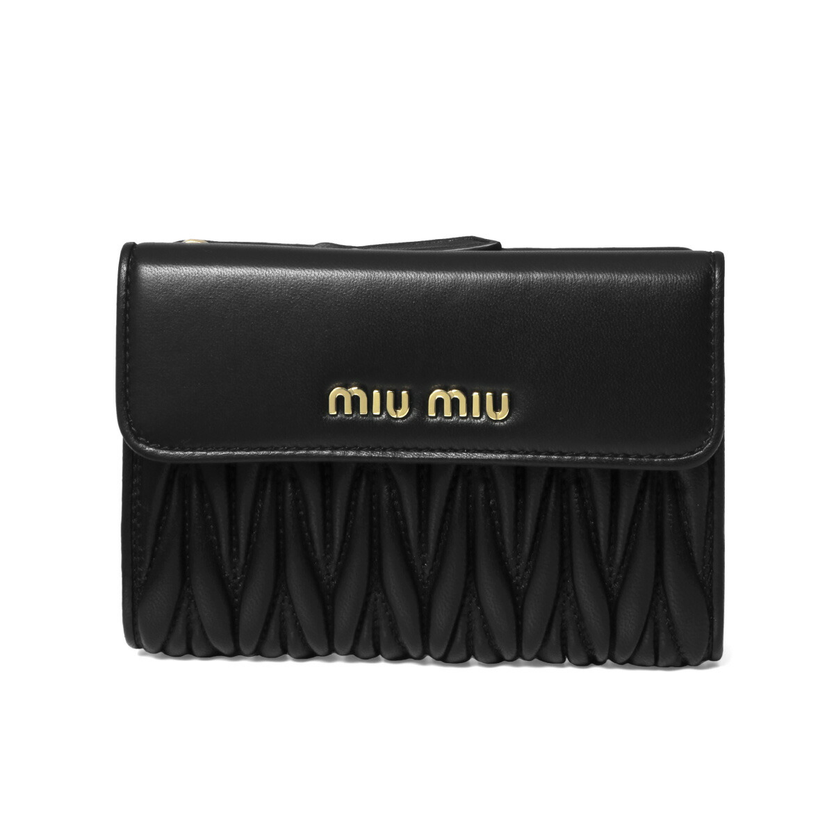 柔らかい 楽天市場 ミュウ ミュウ Miu Miu 財布 レディース 5ml225 N F0002 二つ折り財布 Matelasse Nero ブラック インポートショップ ｄｏｕｂｌｅ 国内配送 Stemworldeducationalservices Com