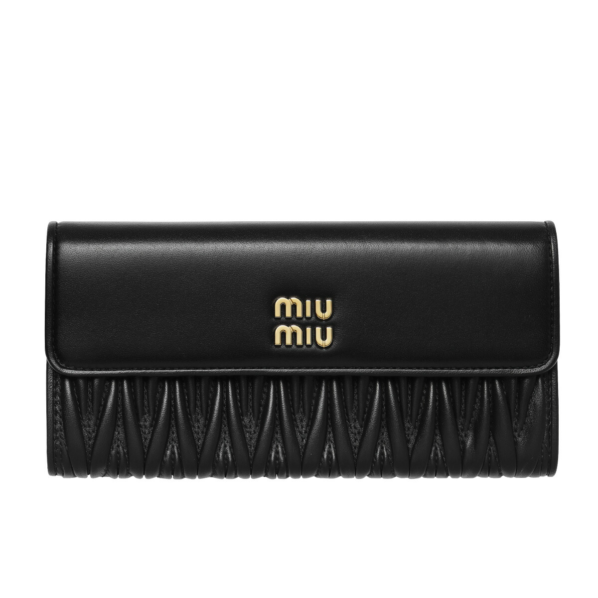 バーゲンで ミュウ MIU 財布 レディース 5MH379 2FPP F0002 二つ折り長