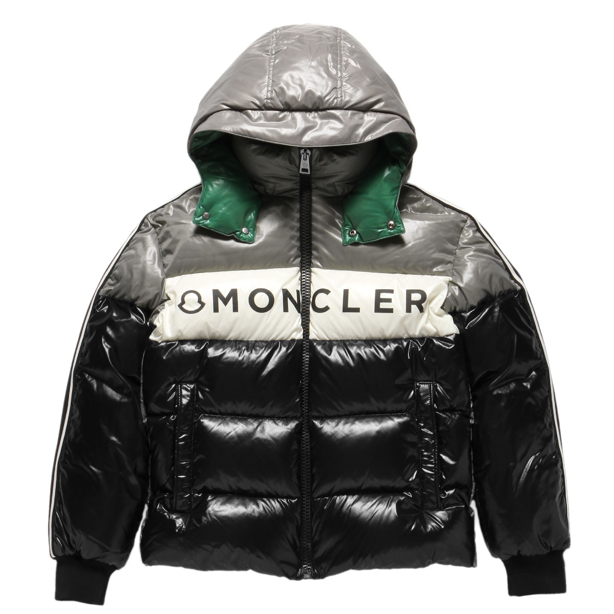 安価 ワタナベ コート ジャケット モンクレール Moncler 14a グレー ブラック Grey ファベルジェ Febrege ダウンジャケット フード付 906 650 Febrege ボーイズ キッズ アウター Www Mekatronik Org Tr