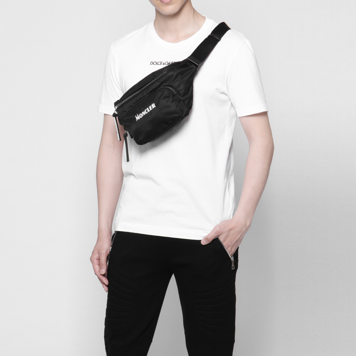 楽天市場 モンクレール Moncler バッグ メンズ 5m 02sb6 999 ウエストバッグ Durance デュランス Black ブラック インポートショップ ｄｏｕｂｌｅ
