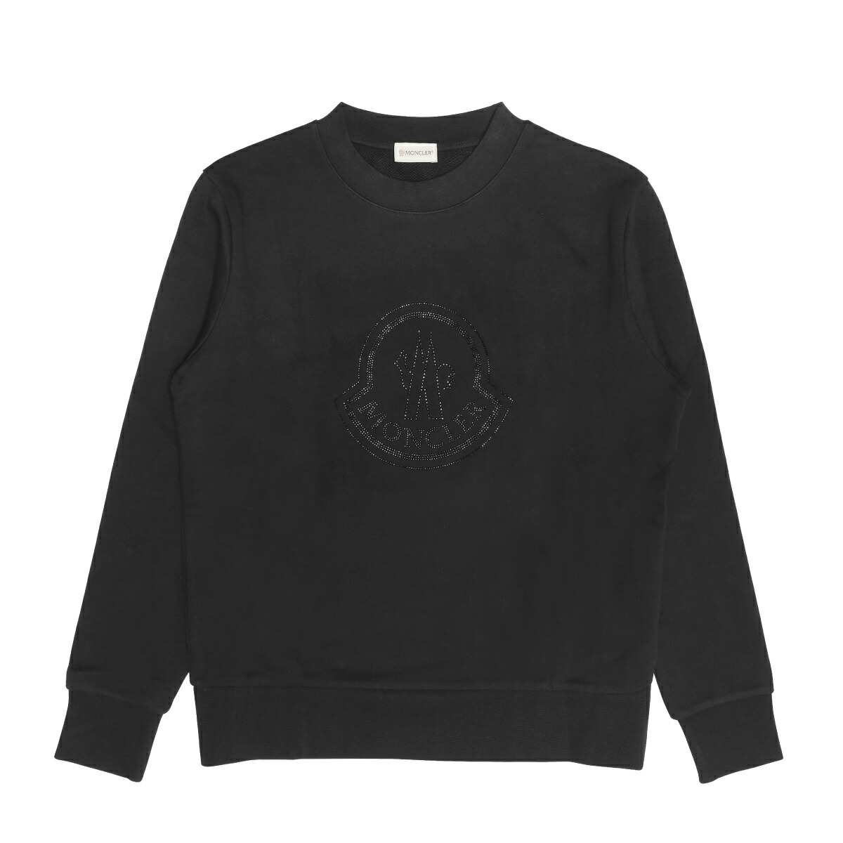 【新品未使用】MONCLER ロゴ コットンフリース スウェット　L　アイボリー 新品未使用】MONCLER ロゴコットンフリース スウェット M