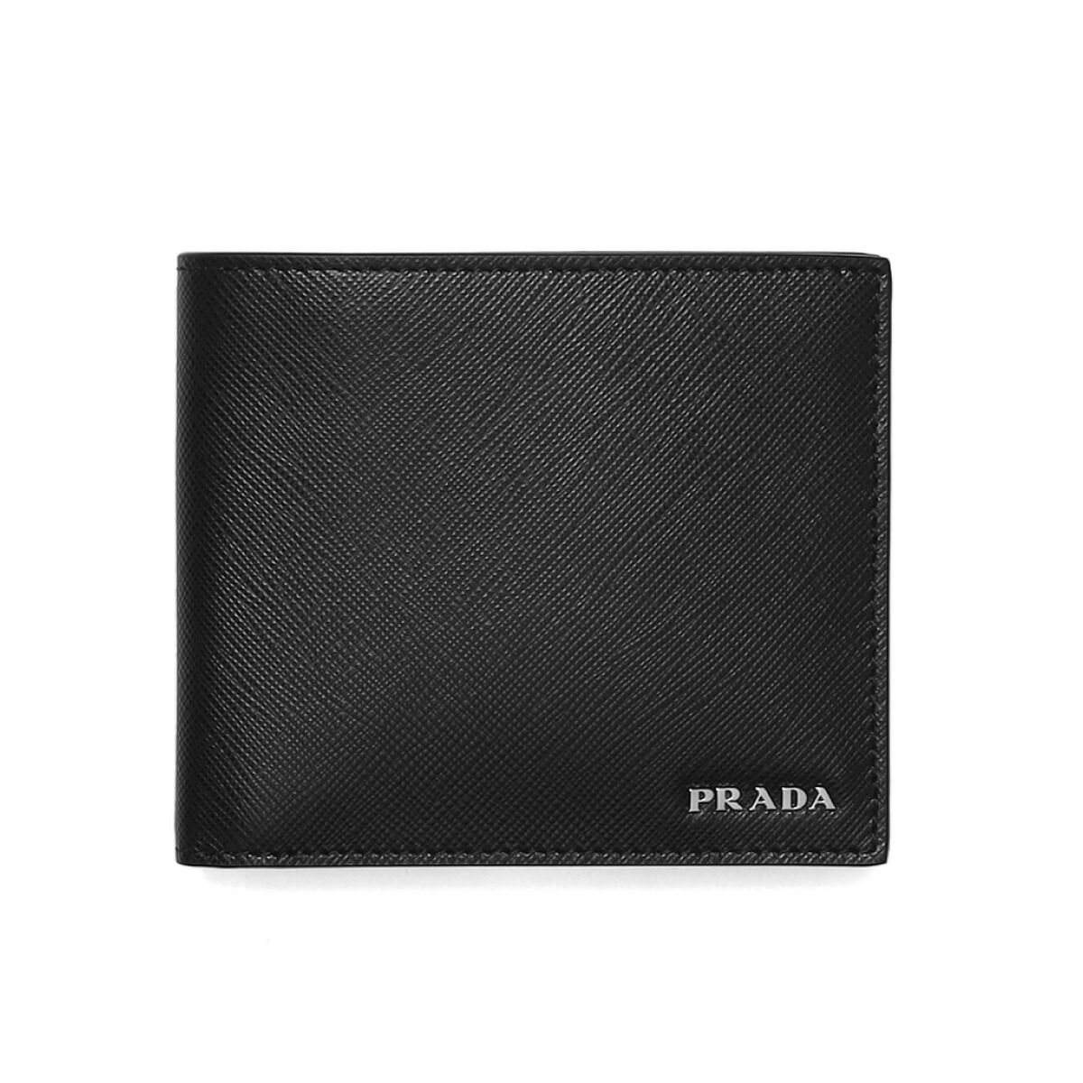 楽天市場 プラダ Prada 財布 メンズ 2mo738 C5s F0002 二つ折り財布 Saffiano Bicolo Nero ブラック インポートショップ ｄｏｕｂｌｅ