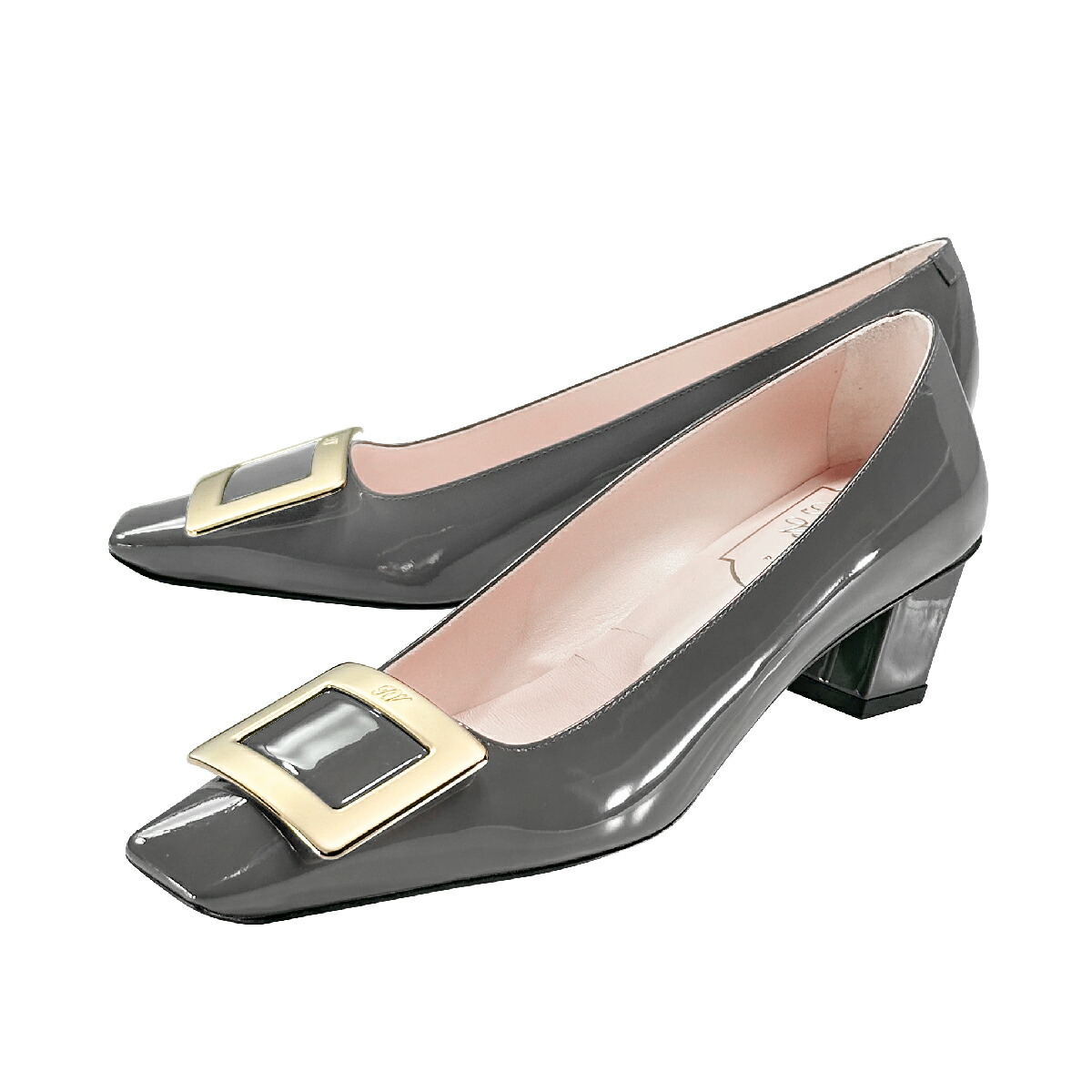 【新品・未使用品】ロジェヴィヴィエ Roger Vivier パンプス　ビジュー ブラック Woman アイ ラブ ヴィヴィエ パンプス