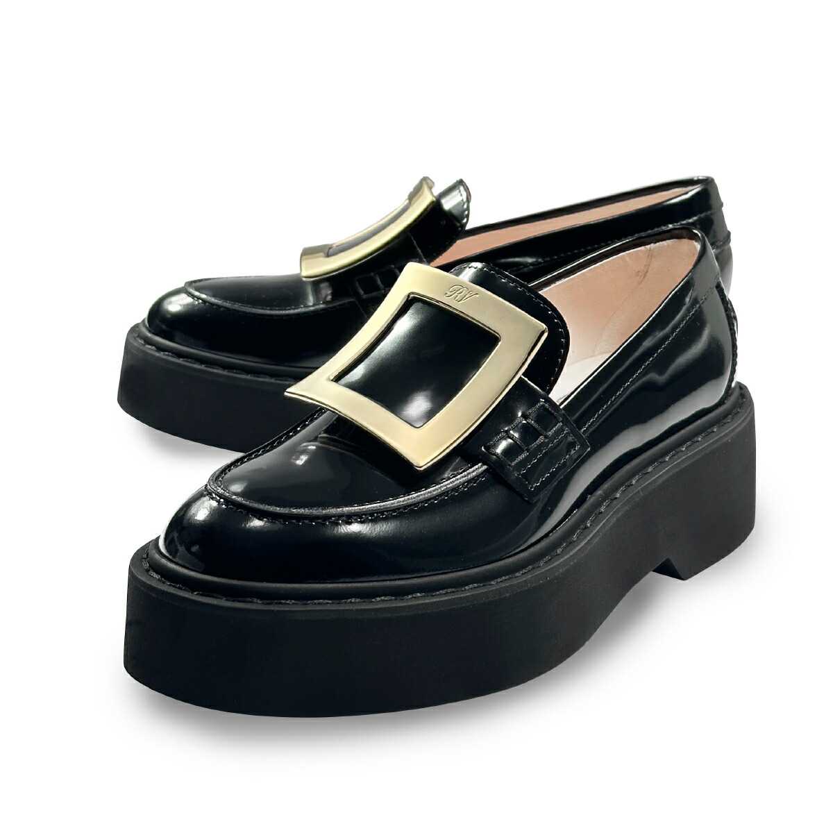 ロジェヴィヴィエ ブラックスクエアトゥパンプス ロジェヴィヴィエ ブラックスクエアトゥパンプス レディース