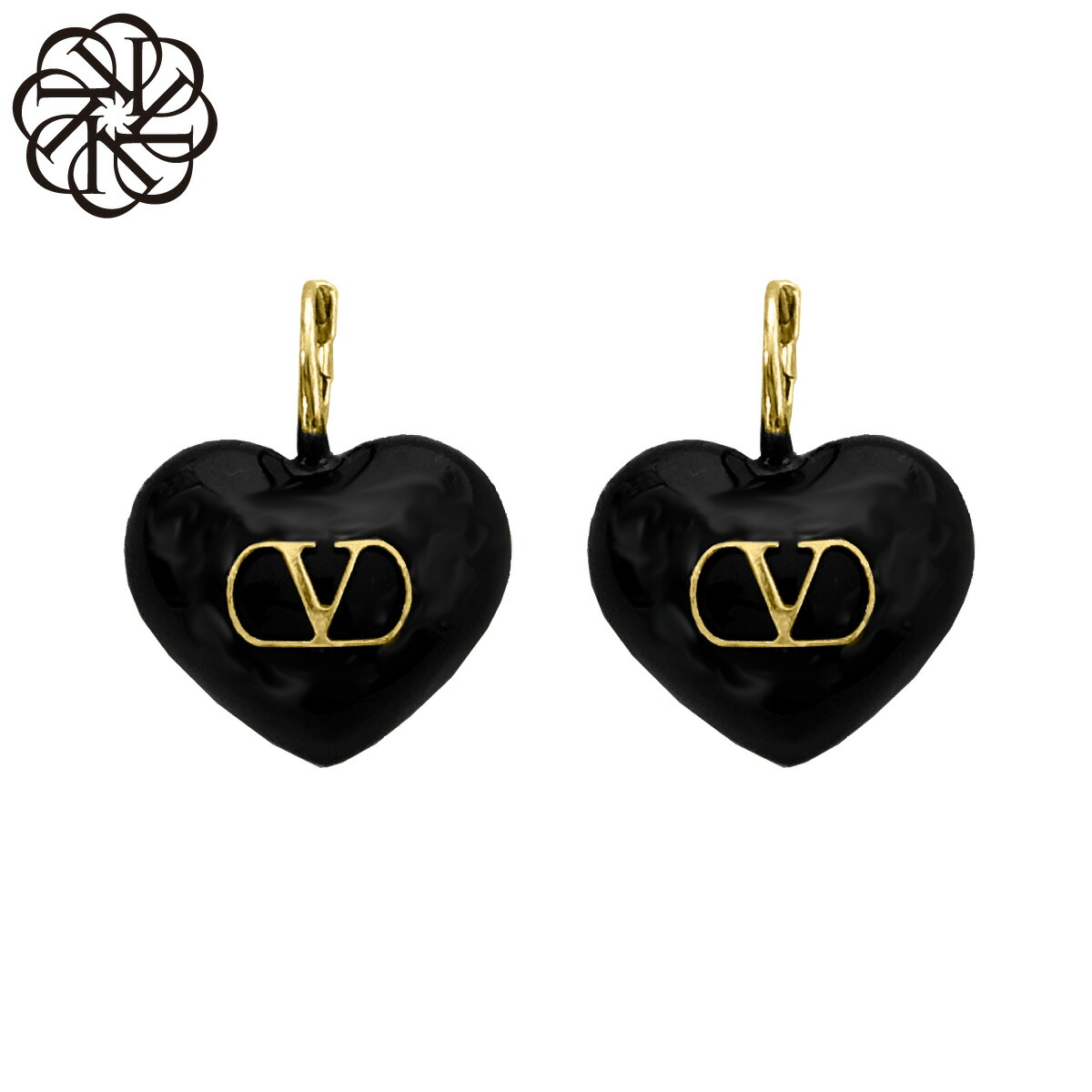 VALENTINO ヴェレンティノ ブラック フープピアス 楽天市場】VALENTINO ヴァレンティノ ピアス 1W2J0R25MET レディース V