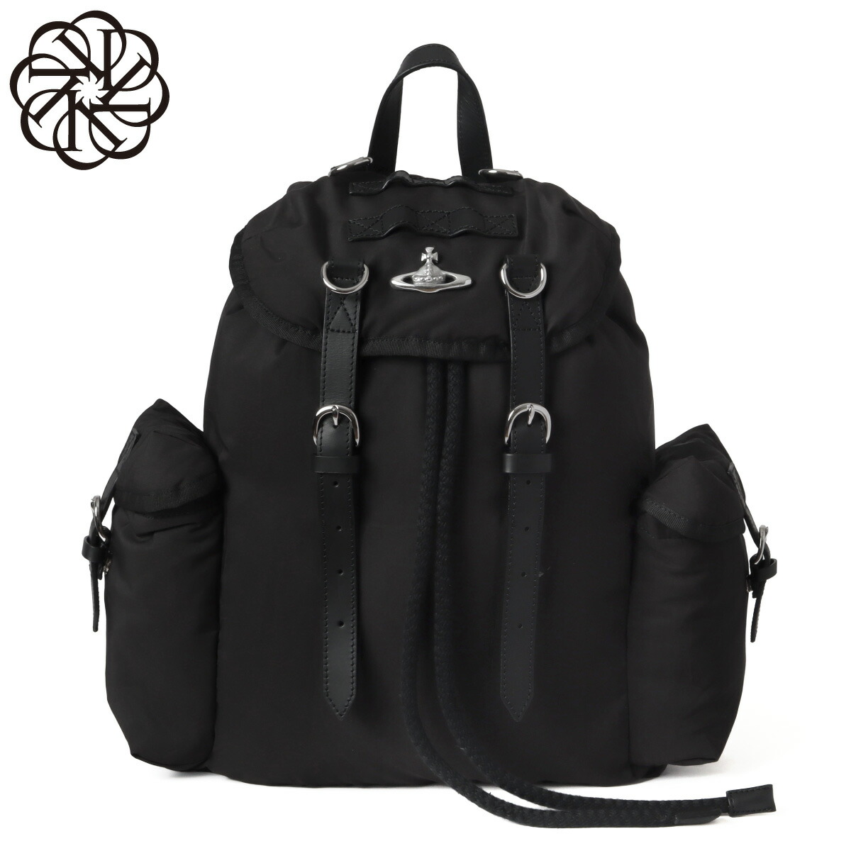 ヴィヴィアンウエストウッド VIVIENNE WESTWOOD バックパック レディース 43010072U W019E N403 HIGHLAND ハイランド BLACK/SILVER HW ブラック