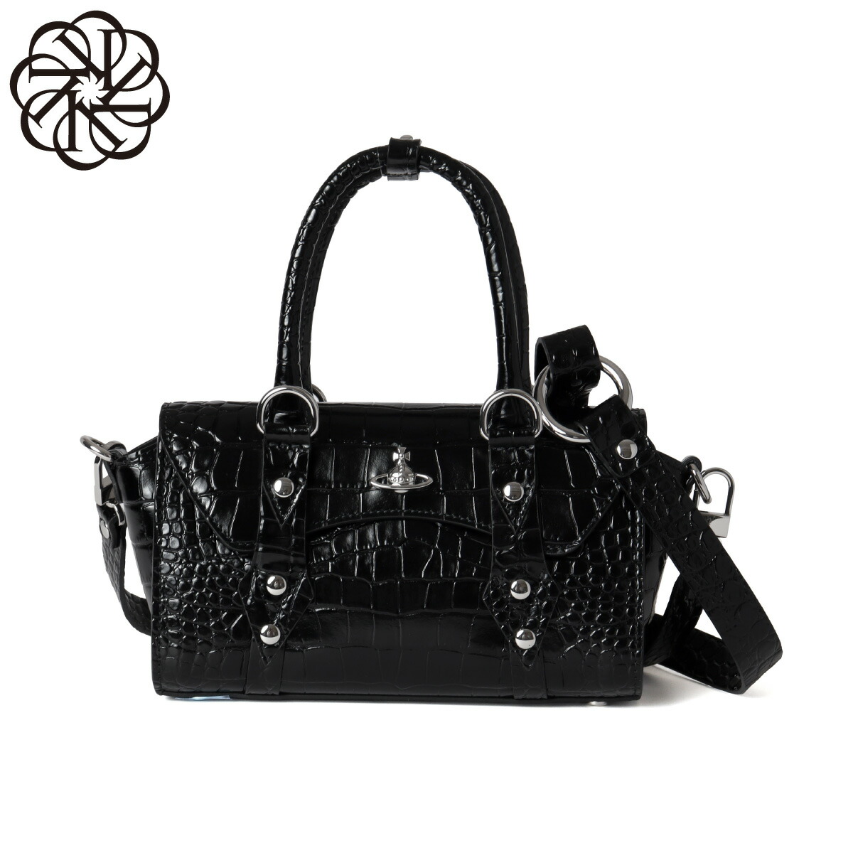 ヴィヴィアンウエストウッド VIVIENNE WESTWOOD ショルダー付 ハンドバッグ レディース 4803001PW L0098 N401 BETTINA ベティーナ ミニ BLACK ブラック