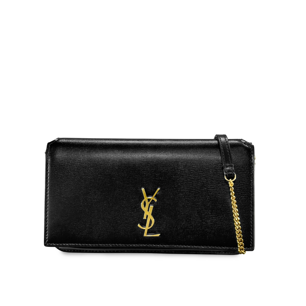 m*i様 美品！サンローランショルダーバッグ　レザークロコ保証書付き SAINT LAURENT サンローラン クロコ調 カバ・リヴゴーシュ