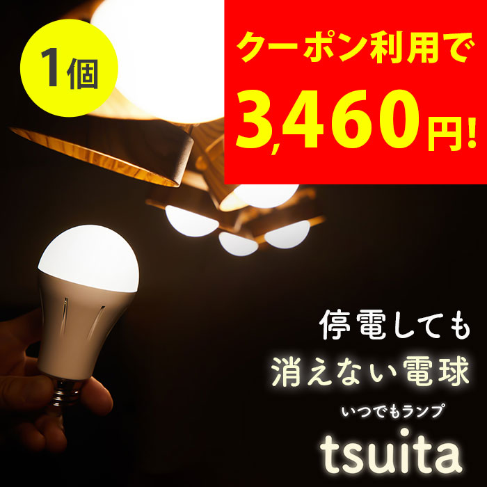 ヒルナンデスで紹介されました！！【停電しても消えない電球