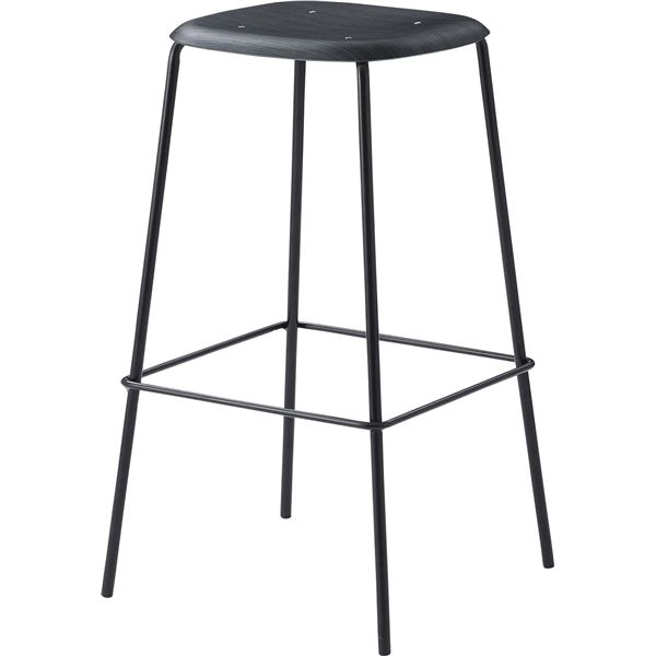 ハイスツール ブラック （約W43×D43×H74.5cm） 完成品 インテリア 家具 椅子 スツール ベンチ