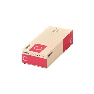 セイコー タイムカード CA-C 100枚【×3セット】 【 セット販売 まとめ買い 割引 オフィス 文房具 文具 業務用 オフィス用品 】 文具 オフィス用品 ノート 紙製品 タイムカード タイムレコーダー