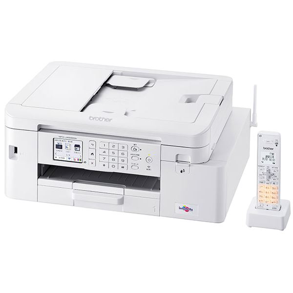BROTHER ブラザー工業 大容量ファーストタンク A4インクジェット複合機(Wi-Fi / FAX / 電話機 / 自動両面印刷 / スマホ ・ タブレット接続 / ADF / 在宅ワーク向け) MFC-J4940DNプリンター 複合機