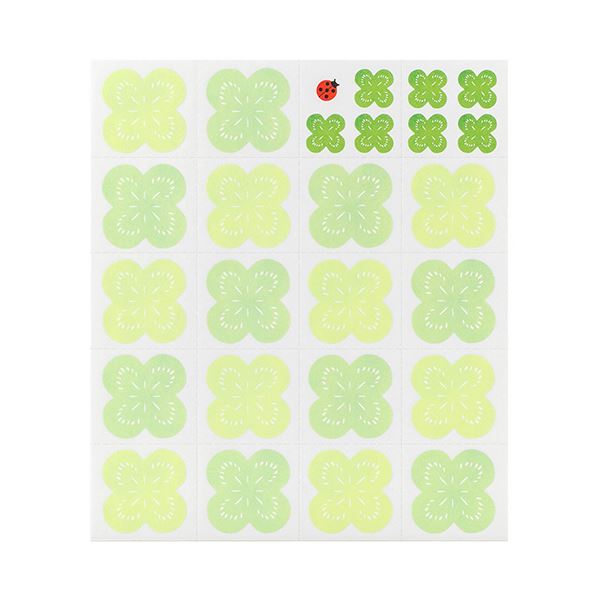 ミドリ 色紙用 寄せ書きシールクローバー柄 83711006 1セット（180枚：18枚×10パック） 【×3セット】 【 セット販売 まとめ買い 割引 オフィス 文房具 文具 業務用 オフィス用品 】 文具 オフィス用品 ノート 紙製品 紙製品 8,260円