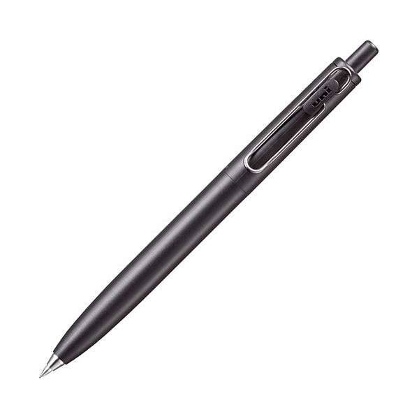 三菱鉛筆 ゲルインクボールペンユニボール ワンF 0.38mm 黒 （軸色：Fブラック（消炭）） UMNSF38F.24 1本【×50セット】 【 セット販売 まとめ買い 割引 オフィス 文房具 文具 業務用 オフィス用品 】 文具 オフィス用品 ペン ボールペン