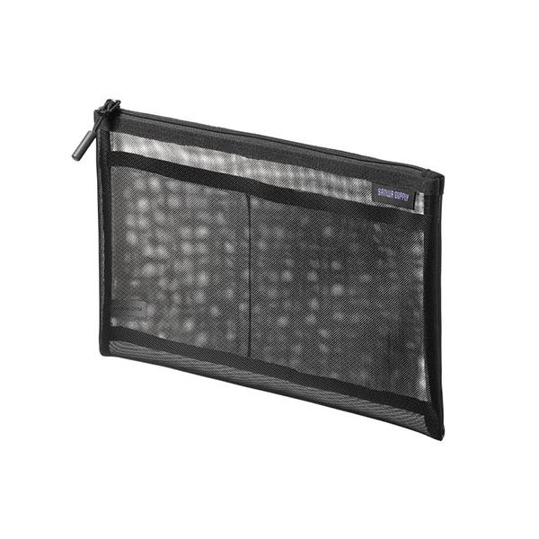【5個セット】 サンワサプライ マルチメッシュケース 235×10×160mm ブラック IN-MS2BKX5