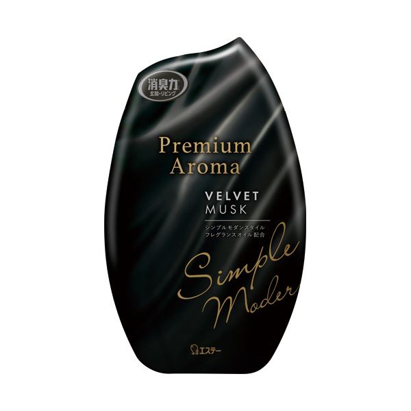 エステー お部屋の消臭力 Premium Aroma ベルベットムスク 400mL 1個 【×10セット】 【 セット販売 まとめ買い 割引 】 アロマ 芳香剤 消臭剤 芳香剤 消臭