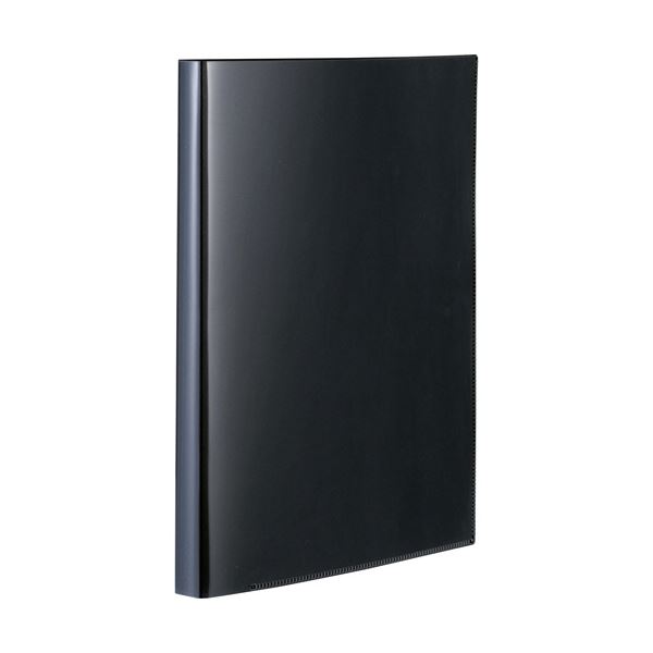 セキセイ パックンポストカードホルダー【高透明】 80ポケット ブラック PKH-7482-60 1冊【×10セット】 【 セット販売 まとめ買い 割引 オフィス 文房具 文具 業務用 オフィス用品 】