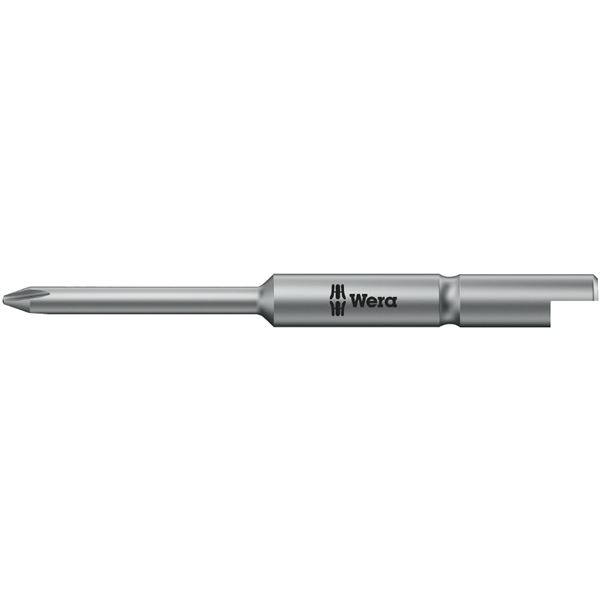 WERA ヴェラ マイクロスティクス用 ドライバービット 差込4mmハーフムーン 刃先m 全長44mm 066850 工具 ツール DIY 工事 DIY 工具 ドライバー ドライバー
