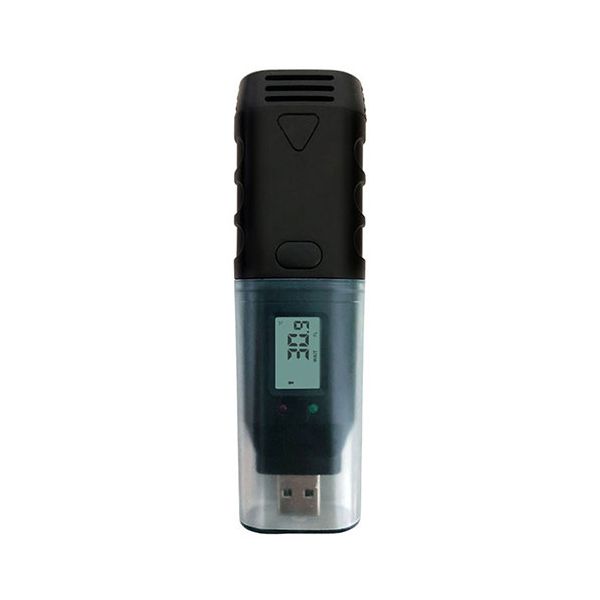 bitstrong USB温湿度ロガー -40～+125℃ 高温湿度対応外部プローブ付き 校正証明書付 ブラック BS-LOG-SSNP-20ED