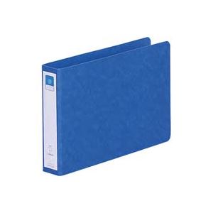 (オフィス 業務用 10セット) LIHITLAB ツイストリング式ファイル 【A5 / 2穴】 ヨコ型 F831UN-5 藍 【 セット販売 まとめ買い 割引 オフィス 文房具 文具 業務用 オフィス用品 】 文具 オフィス用品 ファイル クリアケース クリアファイル