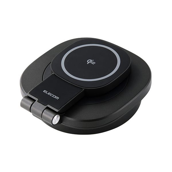 エレコム Qi2スタンド付きドッキングステーション DST-Q041BPBK
