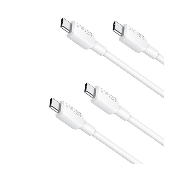 アンカージャパン ANKER 310 USB-C＆USB-C ケーブル 0.9m ホワイト B81E1021 1パック（2本） 【×5セット】 【 セット販売 まとめ買い 割引 】 パソコン ケーブル ケーブルカバー