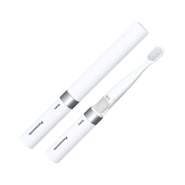 Panasonicパナソニック 音波振動ハブラシ ポケットドルツ 白 1.8×1.65×16cm C6139540 健康 オーラルケア 歯ブラシ