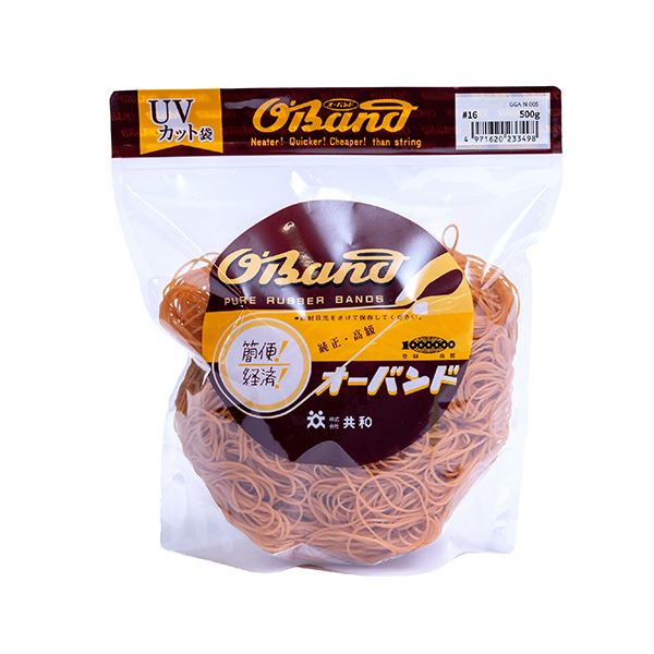 共和 オーバンド#16 内径38mm 500g入 透明袋 GGA-N-005 1袋 【×3セット】 【 セット販売 まとめ買い 割引 オフィス 文房具 文具 業務用 オフィス用品 】 文具 オフィス用品 輪ゴム