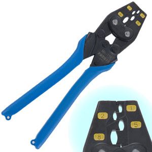 ハンドプレス【絶縁被覆付閉端接続子用】 マーベル MH-128 工事 DIY 工具 ペンチ 圧着ペンチ
