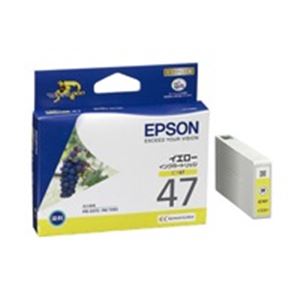 (オフィス 業務用 4セット) EPSON エプソン インクカートリッジ 純正 【ICY47】 イエロー(黄) 【 セット販売 まとめ買い 割引 】 PC プリンター インク インクカートリッジ トナー エプソン(EPSON)用